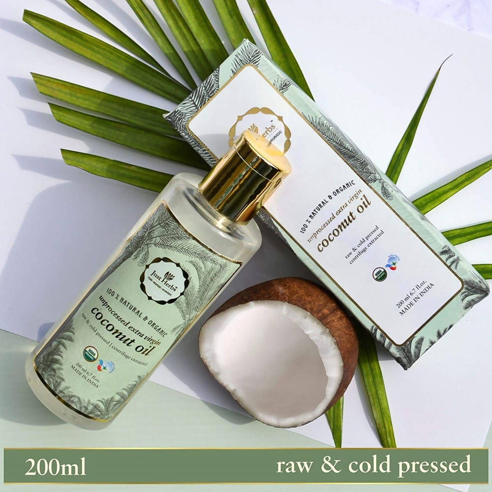 Just Herbs Unprocessed Extra Virgin Coconut Oil