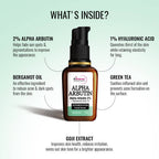 St.Botanica Alpha Arbutin 2% + Hyaluronic Acid 1% Depigmentation Facial Serum