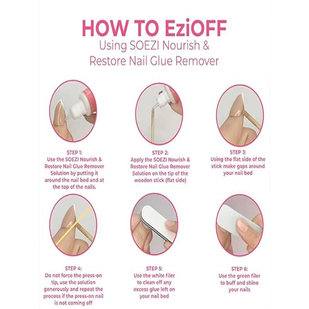 SOEZI Dutch Heiress Reusable Press On Nail - Ready To Wear Kit