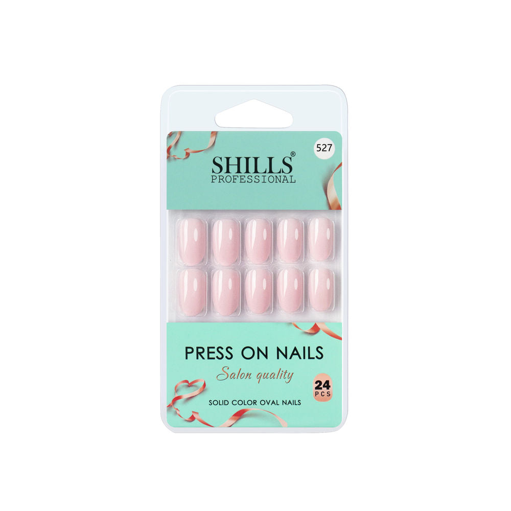shills professional reusable press on nails oval spn527