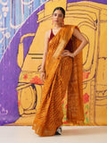 Tikhi Imli Leheriya Zari Jute Silk Ready to Wear Saree