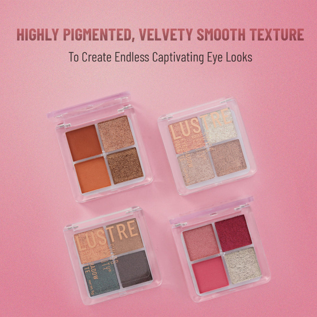 Swiss Beauty Lustre Eyeshadow Palette - 1 Rose N Petals - Distacart