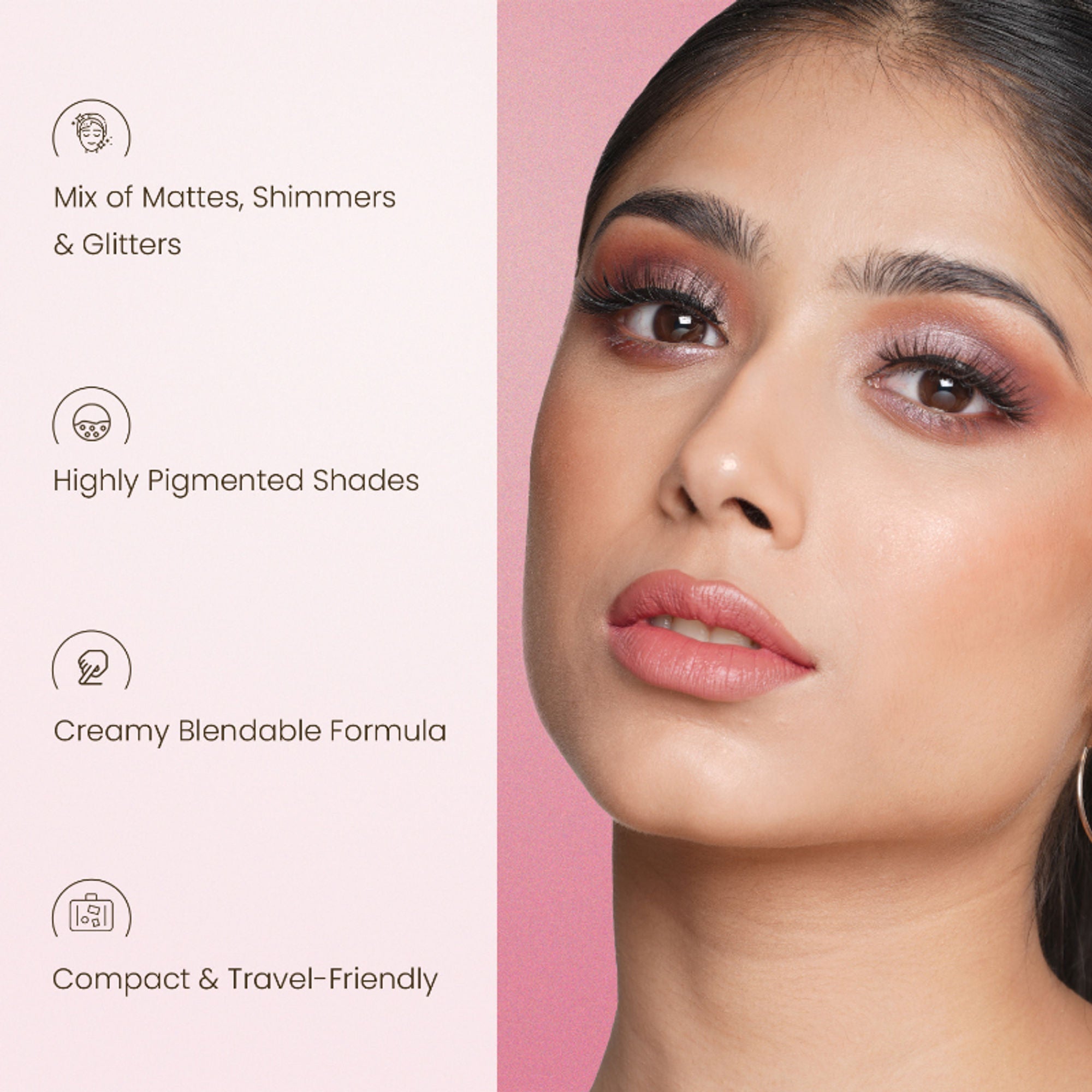 Swiss Beauty Lustre Eyeshadow Palette - 4 Shimmer N Shine - Distacart