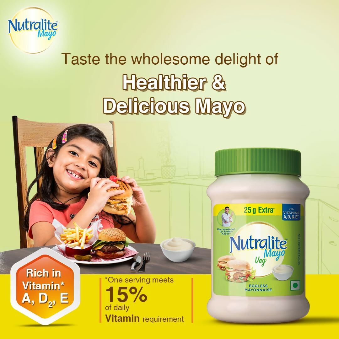 Nutralite Veg Mayo|Eggless Mayonnaise