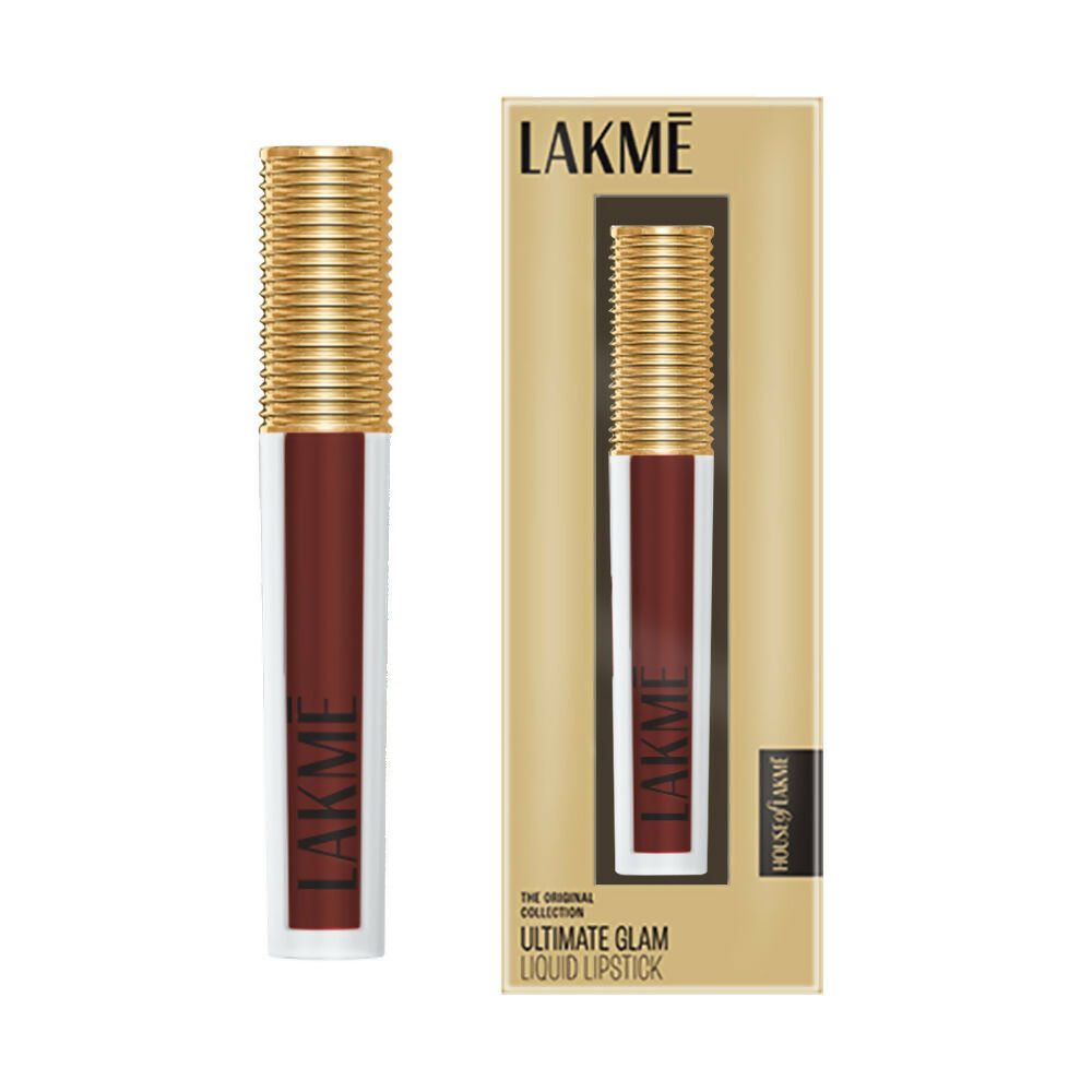 Lakme Ultimate Glam Matte Liquid Lipstick - Brown Espresso