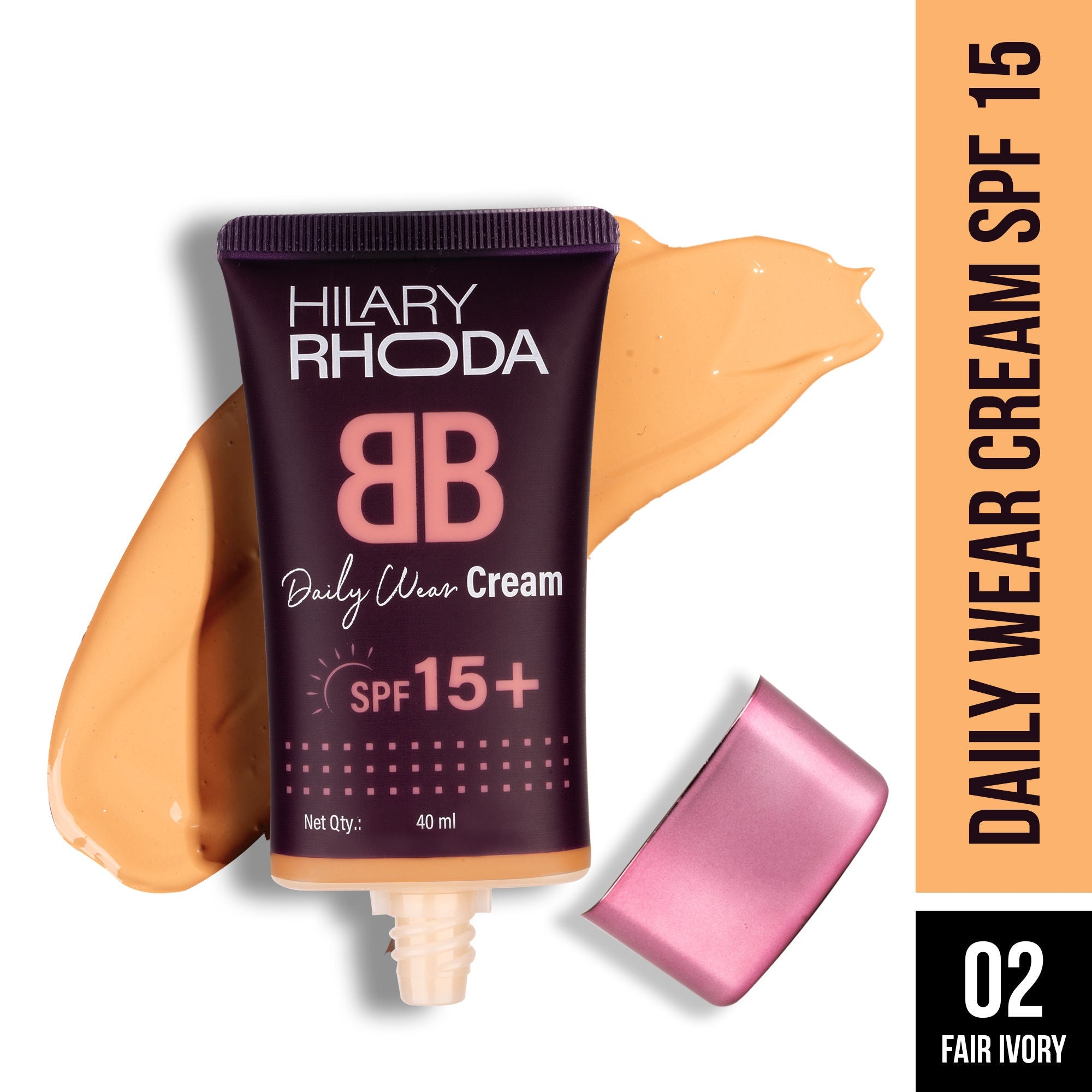 Hilary Rhoda BB Cream With SPF 15 - Golden Beige 04 - Fair Ivory 02
