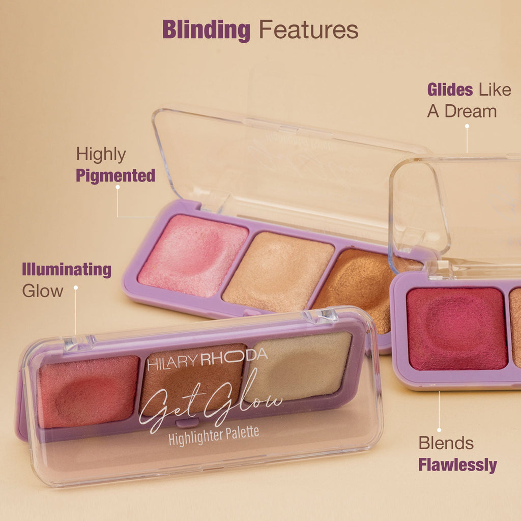 Hilary Rhoda Get Glow Highlighter Palette - 01 - Distacart