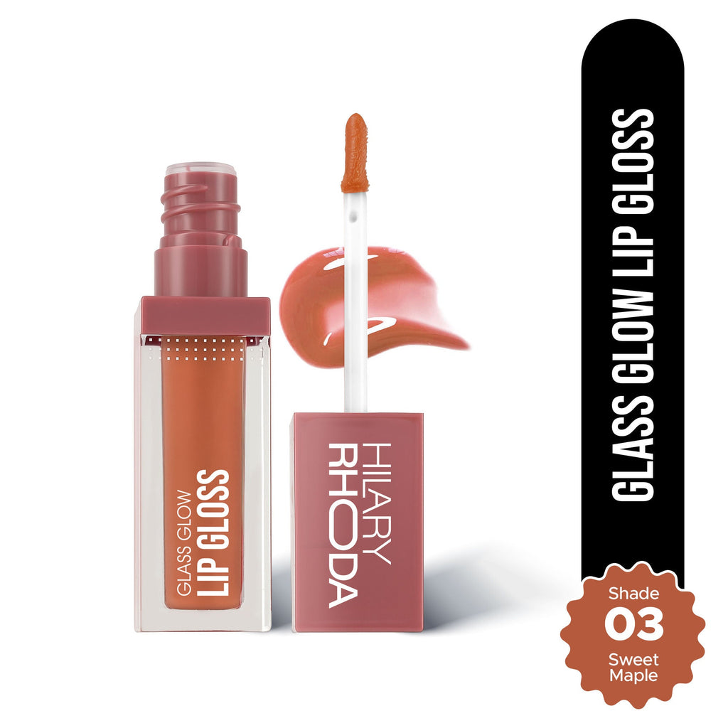 Hilary Rhoda Glass Glow Lip Gloss - Sweet Maple 03