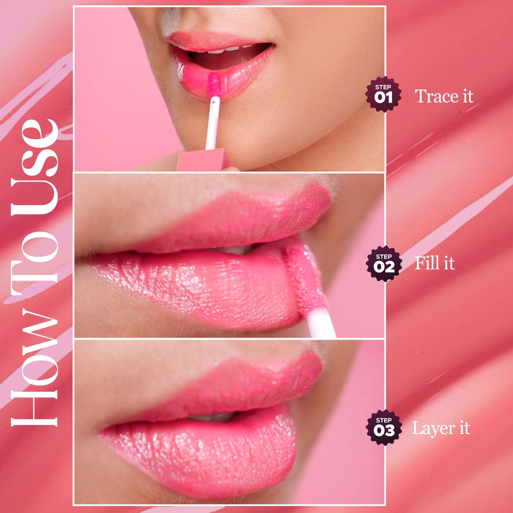 Hilary Rhoda Glass Glow Lip Gloss - Raspberry Rush 06 - Distacart