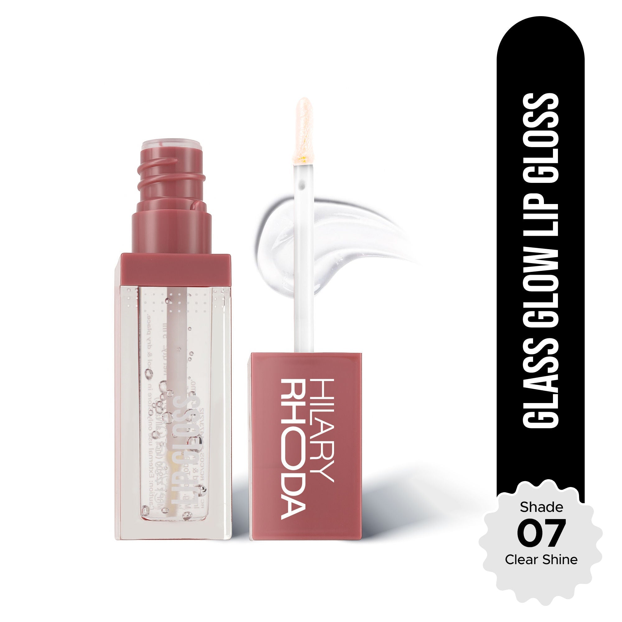 Hilary Rhoda Glass Glow Lip Gloss - Clear Shine 07