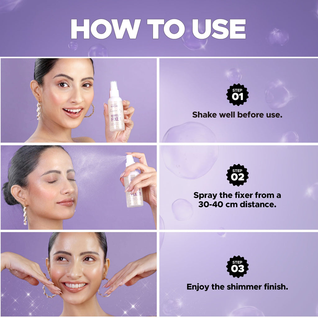 Hilary Rhoda Shimmer Stay Makeup Fixer - Distacart