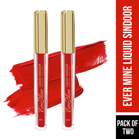 Hilary Rhoda Ever Mine Smudge-Proof Liquid Sindoor Pack Of 2 - My Red 01