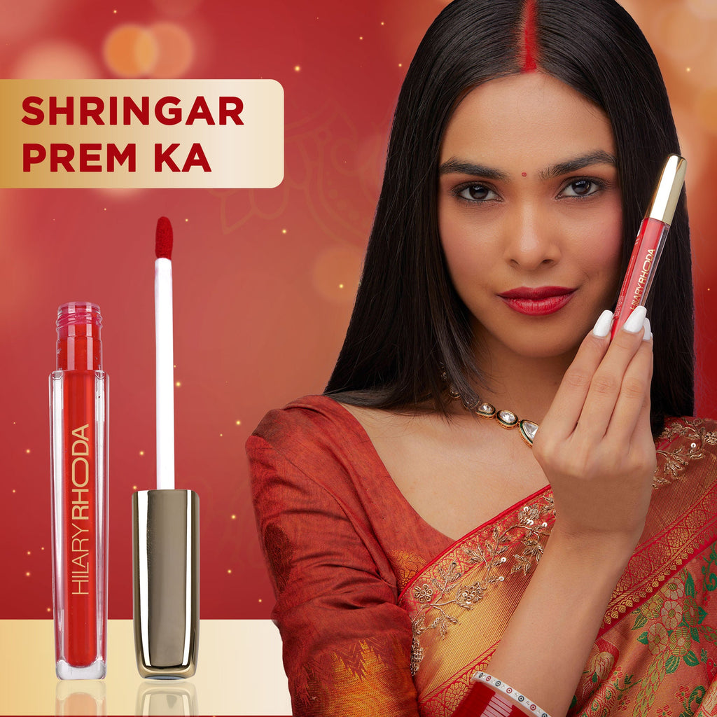 Hilary Rhoda Ever Mine Smudge-Proof Liquid Sindoor Pack Of 2 - My Red 01 - Distacart