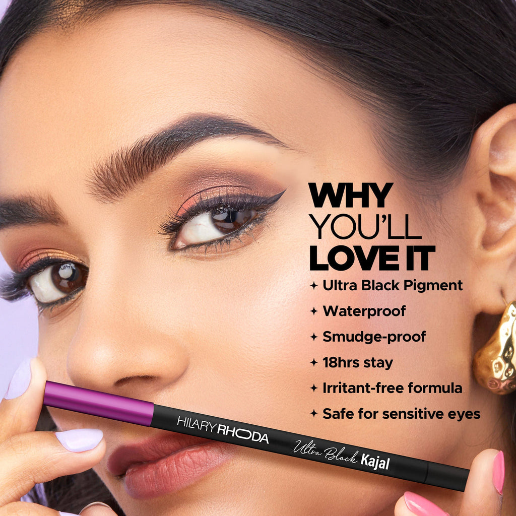Hilary Rhoda Ultra Black Waterproof Kajal - Distacart