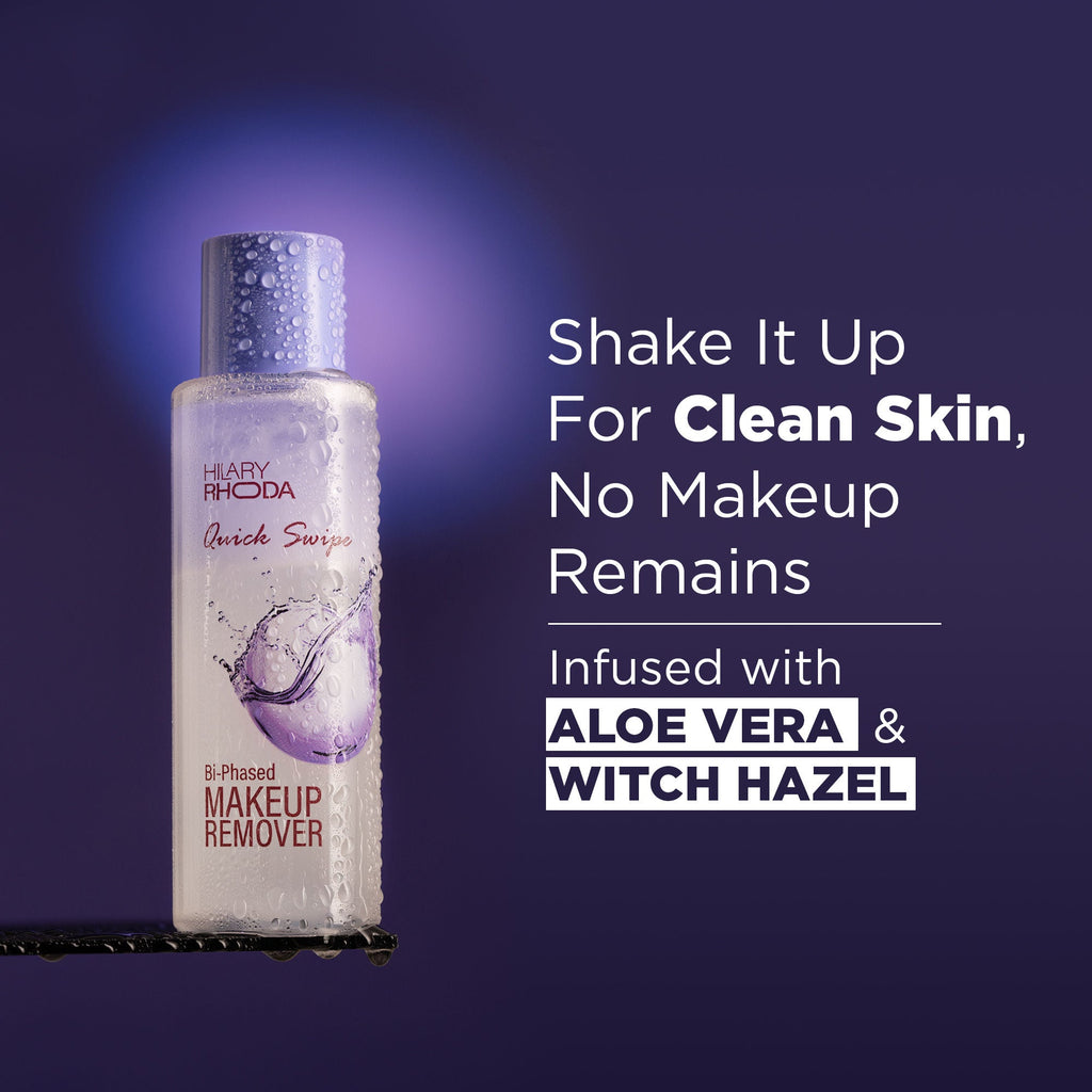 Hilary Rhoda Quick Swipe Bi-Phased Waterproof Makeup Remover - Distacart