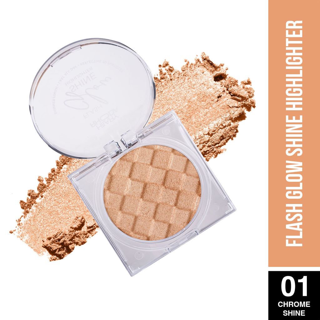 Hilary Rhoda Flash Glow Shine Reflective Highlighter - Chrome Shine 01
