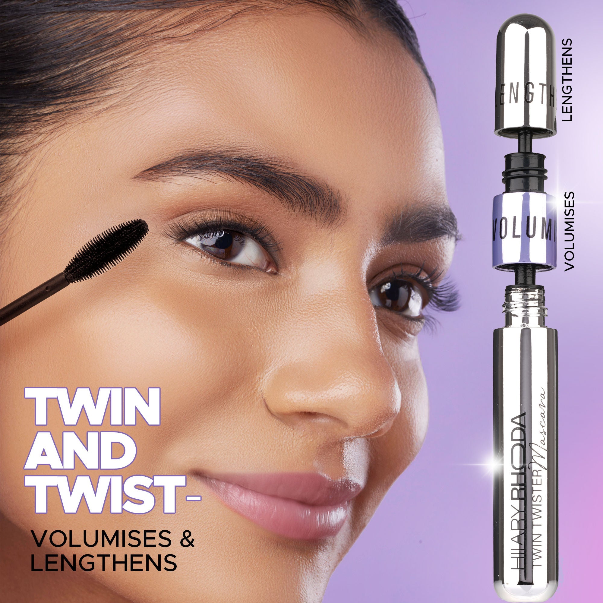 Hilary Rhoda Twin Twister Waterproof Mascara - Distacart