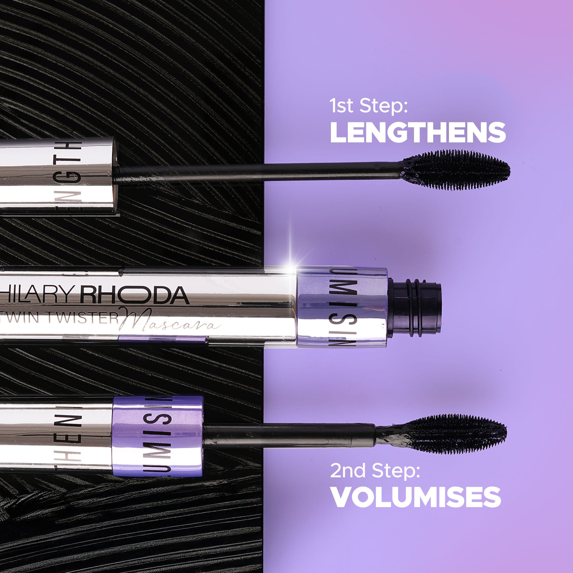 Hilary Rhoda Twin Twister Waterproof Mascara - Distacart