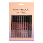 Hilary Rhoda Lip Definer Matte Lip Liner - Set Of 10 - Distacart