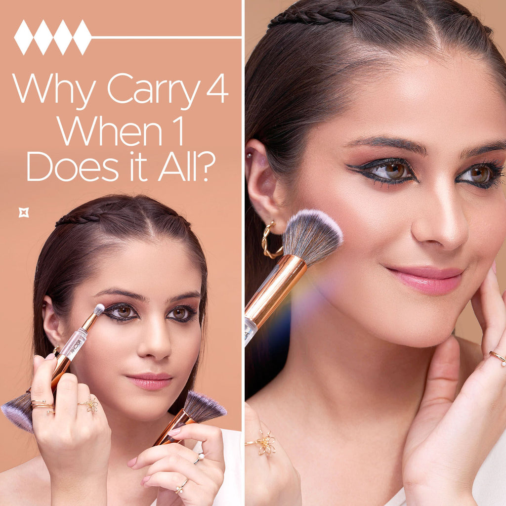 Hilary Rhoda All-Rounder 4 In 1 Brush For Makeup - Distacart