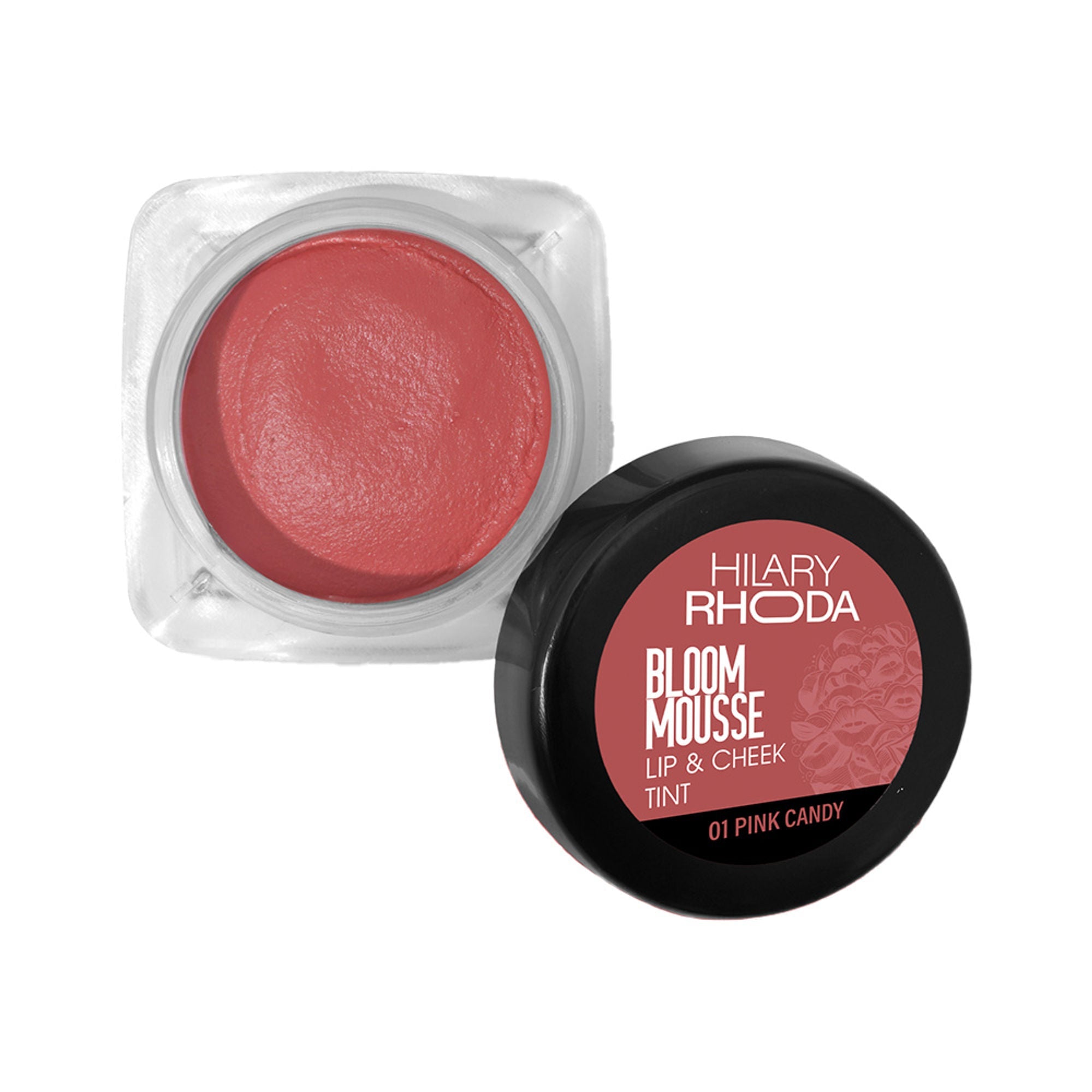 Hilary Rhoda Bloom Mousse Waterproof Lip N Cheek Tint - Pink Candy 01 - Distacart