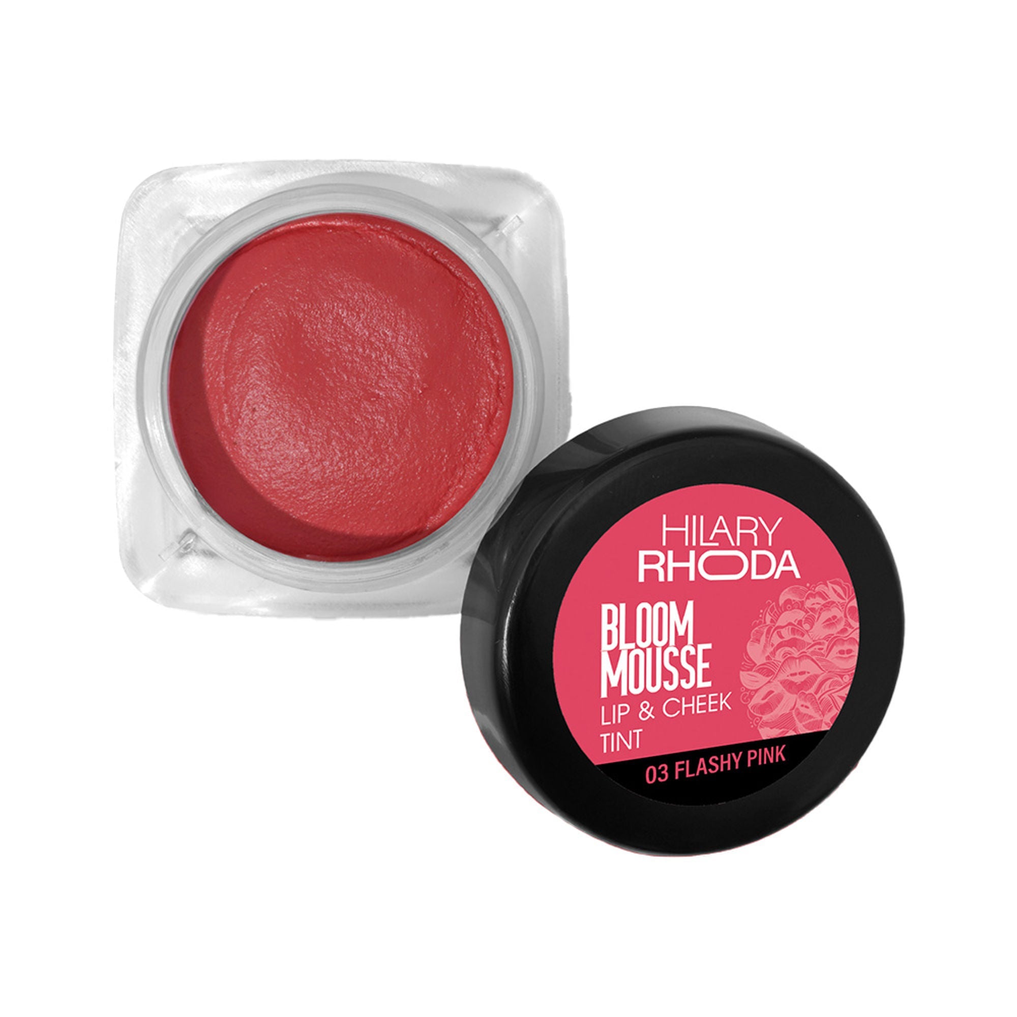 Hilary Rhoda Bloom Mousse Waterproof Lip N Cheek Tint - Flashy Pink 03 - Distacart