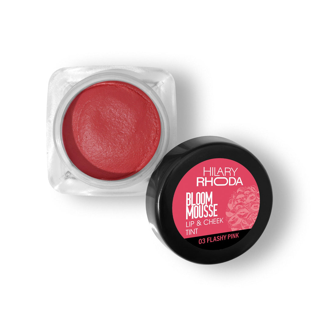 Hilary Rhoda Bloom Mousse Waterproof Lip N Cheek Tint - Flashy Pink 03 - Distacart