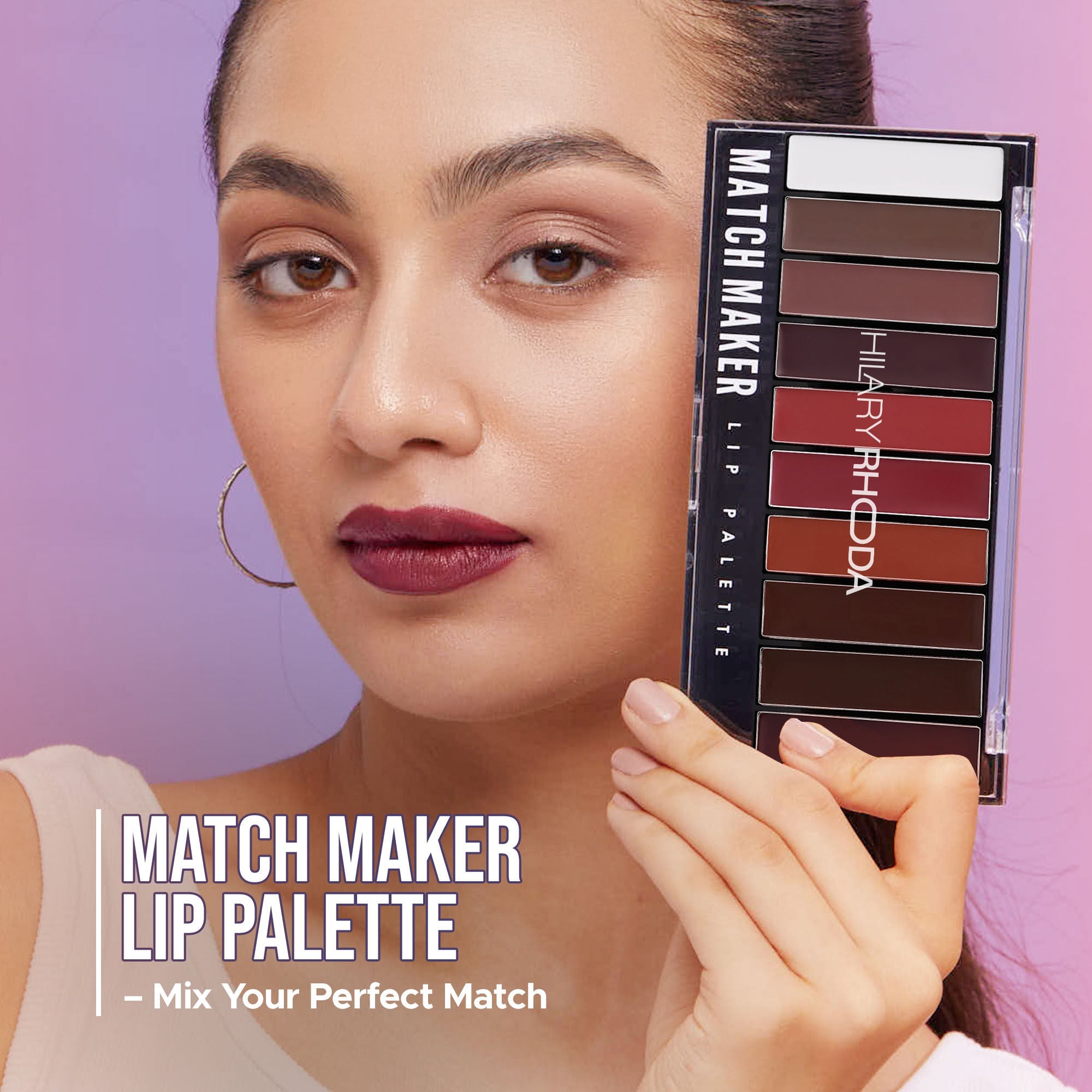 Hilary Rhoda Match Maker Waterproof Lip Palette - Mood Changer 01 - Distacart