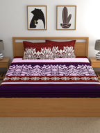 My Room Adults Ethnic Motifs 140 TC Bedsheet with Pillow Covers