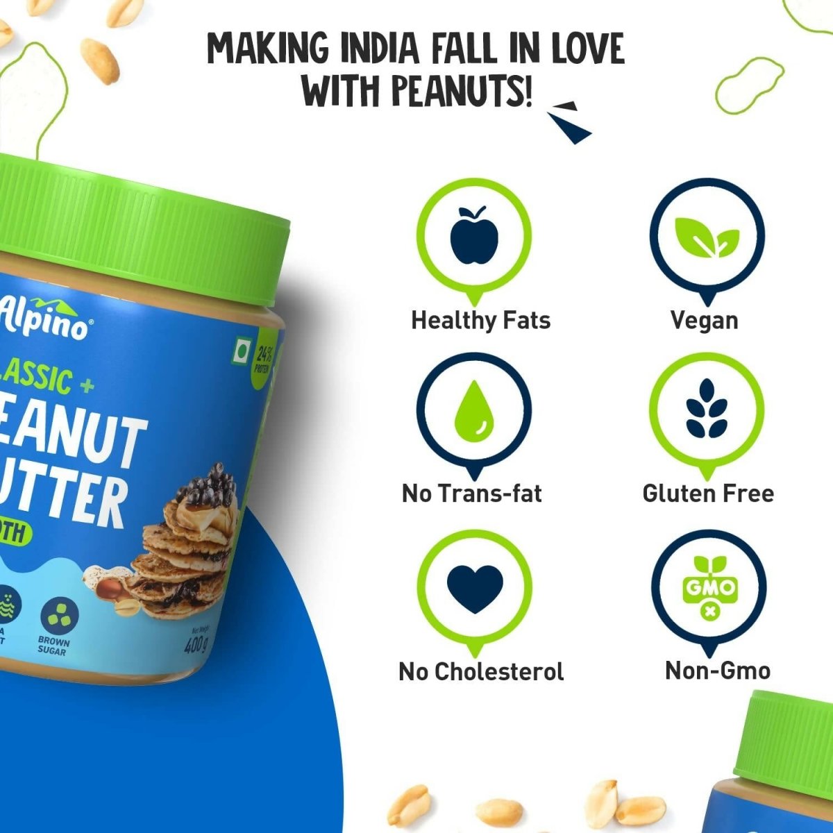 Alpino Classic Peanut Butter Smooth - Distacart