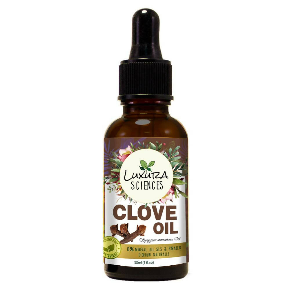 Luxura Sciences Organic Clove Oil For Teeth Pain