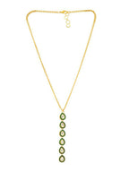 Green Meenakari Kundan Necklace - Ruby Raang