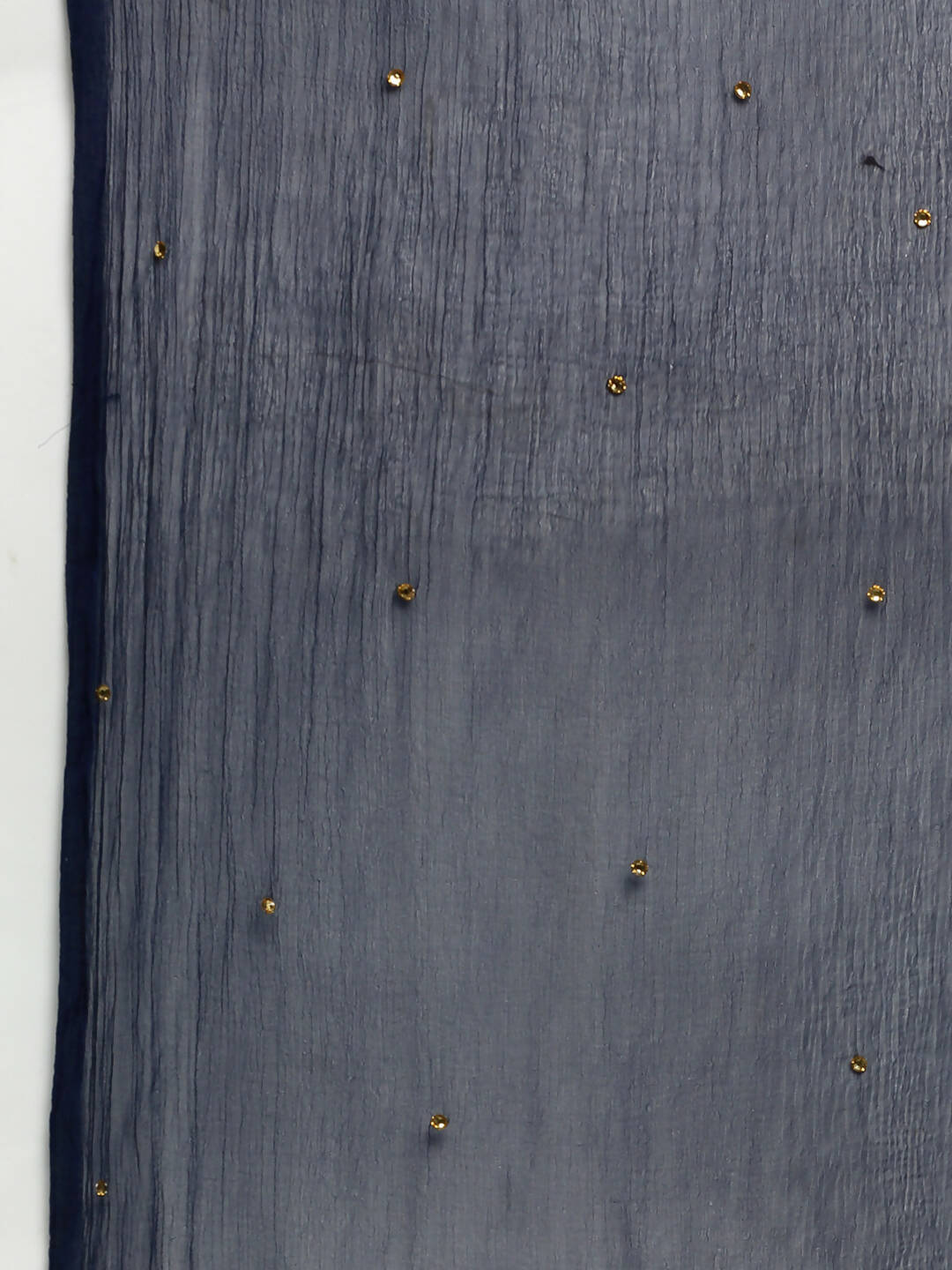 Rudra Bazaar Blue Angrakha Style Flared Kurta with Pyjamas & Dupatta - Distacart