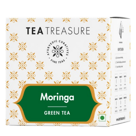 Tea Treasure Moringa Green Tea Bags