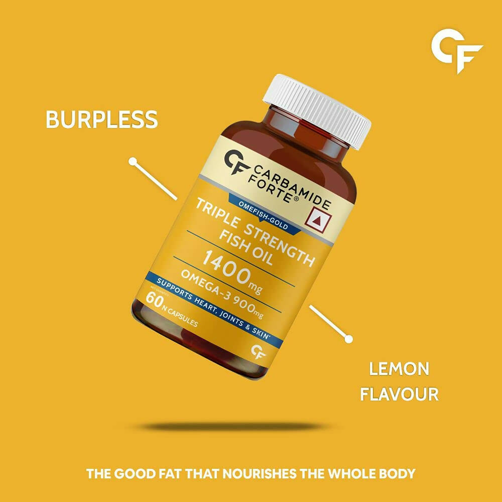 Carbamide Forte Triple Strength Fish Oil Capsules - Distacart
