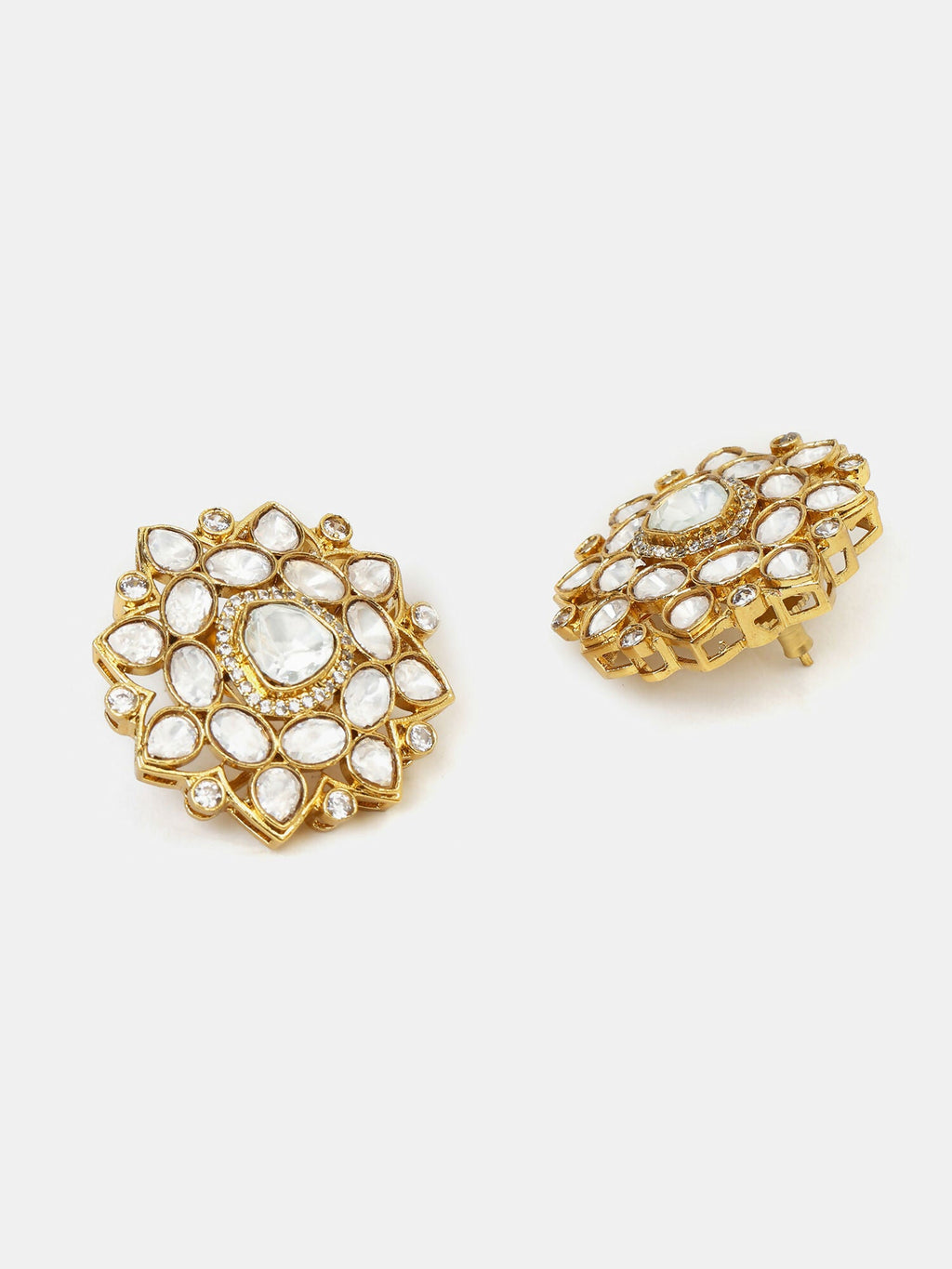 Ruby Raang Floral Aura Studs - Distacart