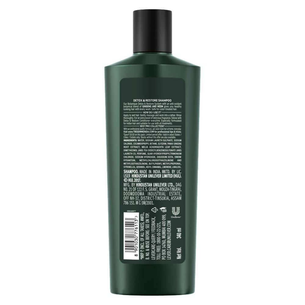 TRESemme Botanique DR Detox & Restore Shampoo With Ginseng & Neem