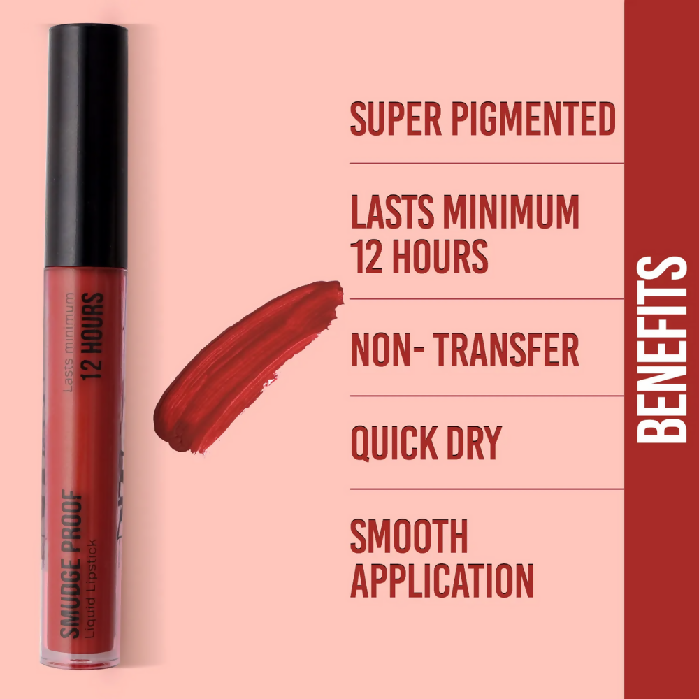 NY Bae Smudge Proof Liquid Lipstick - Earthy Brown 05