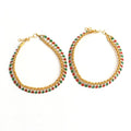 Mominos Fashion Kamal Johar Multi Kundan Anklets