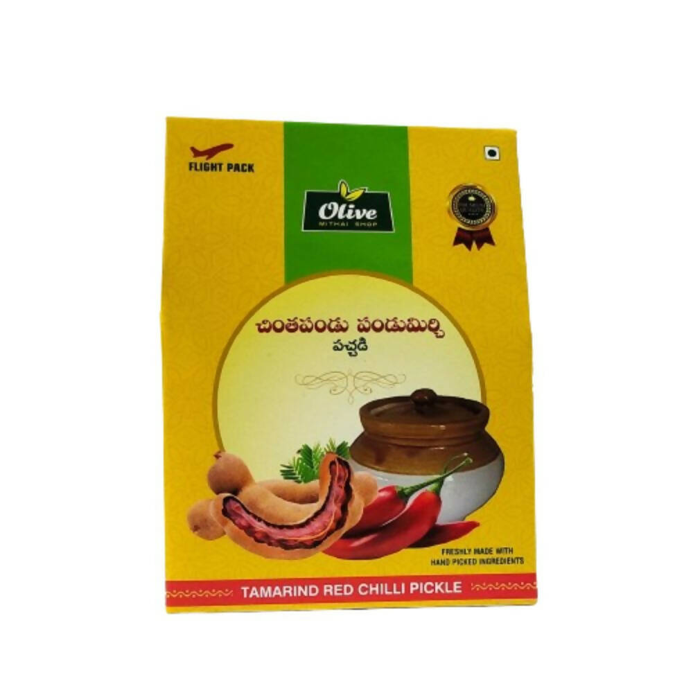 Olive Mithai Chintakaya RedChilli Pickle - Distacart