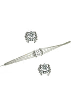 Mominos Fashion Johar Kamal Silver-Plated Brass Finish Mirror Work Choker For Women - Distacart