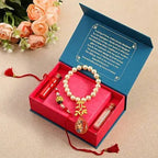 Folk Style Lumba Designer Rakhi Set