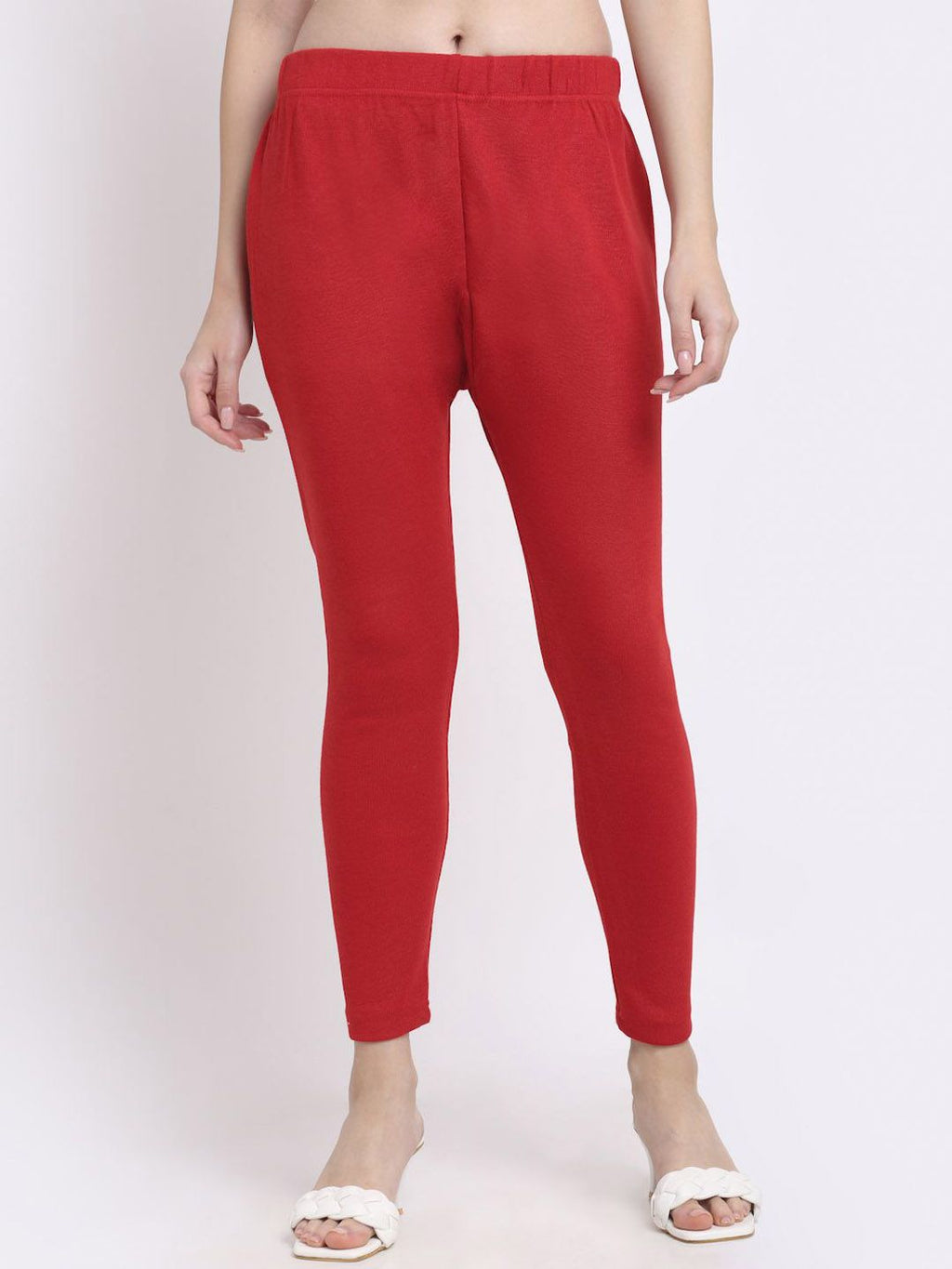 TAG 7 Women Knitted Ankle-Length Leggings