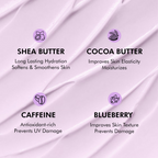 mCaffeine Blueberry Swirl Deep Moisturizing Body Butter