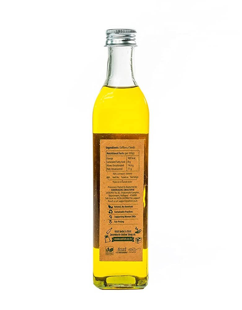 Adrish Wood Pressed Safflower Oil - Distacart