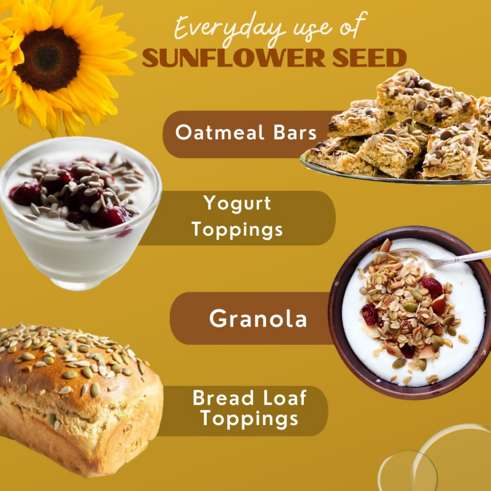 Nature Yard Raw Sunflower Seeds (Surajmukhi Ke Beej)