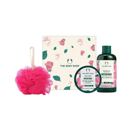 The Body Shop British Rose Bodycare Gift Set, Kit For All Skin