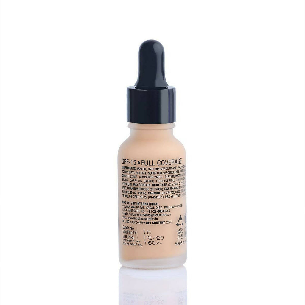 Insight Cosmetics Ultra-Thin Second Skin Long Wear Liquid Foundation - Rose Belge - Distacart