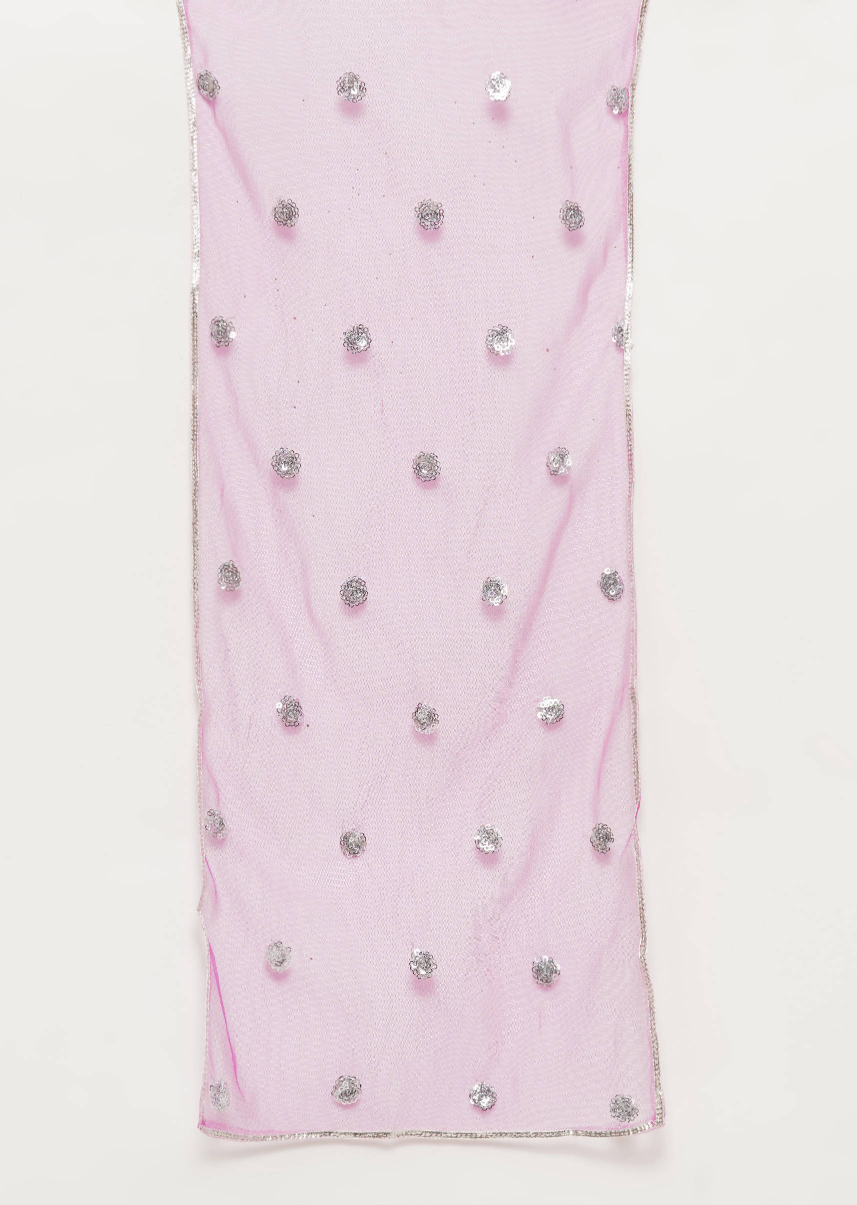 Little Bansi Girls Cotton Embroidery Kurta with Floral Sharara with Dupatta - White & Pink