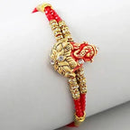 Ganesha Sacred Rakhi & Kaju Rolls Box - Distacart